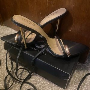 EGO Shoes Lorie Black Heel